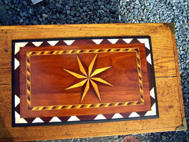 A Fine and Rare Ships' Carpenter's Whalebone Mounted Tool Box circa 1890